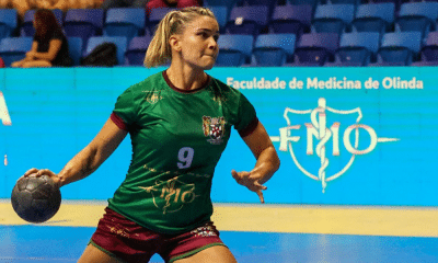 Day Rodrigues, do Português, no Campeonato Brasileiro de handebol feminino