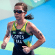 Vittoria Lopes competiu no Mundial de Triatlo