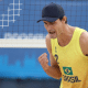 André vibra após ponto na semifinal dos Jogos Pan-Americanos de Santiago-2023