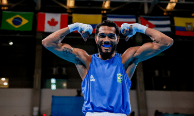 Bolinha comemora vitória nos Jogos Pan-Americanos