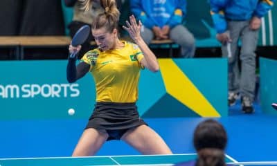 Bruna Takahashi no torneio de simples dos Jogos Pan-Americanos de Santiago-2023