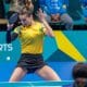Bruna Takahashi no torneio de simples dos Jogos Pan-Americanos de Santiago-2023