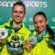 Bruna e Giulia Takahashi medalha de prata nas duplas femininas nos Jogos Pan-Americanos de Santiago-2023