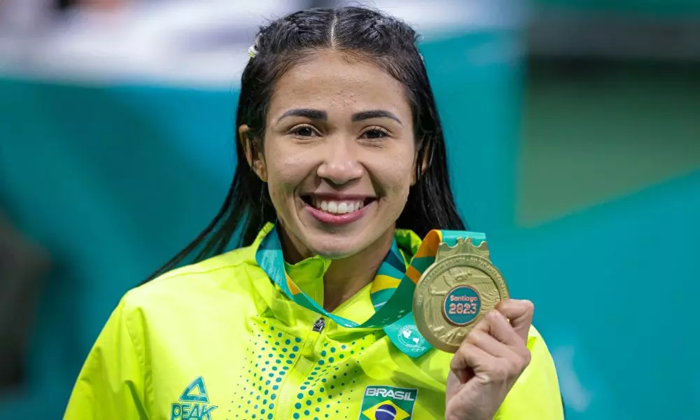 Caroline de Almeida Naka campeã do boxe nos Jogos Pan-Americanos de Santiago-2023