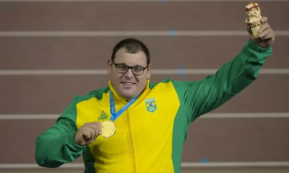 Darlan Romani medalha de ouro nos Jogos Pan-Americanos de Lima-2019 Washington Alves:COB