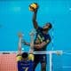 Partida entre Brasil e Ucrânia, válido pelo Pré-Olímpico de vôlei masculino (Divulgação/Volleyball World)