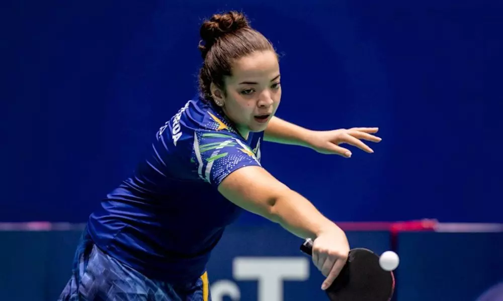 Lethicia Lacerda, uma das semifinalistas do Brasil na Copa Tango (Foto: Miriam Jeske/CBTM)