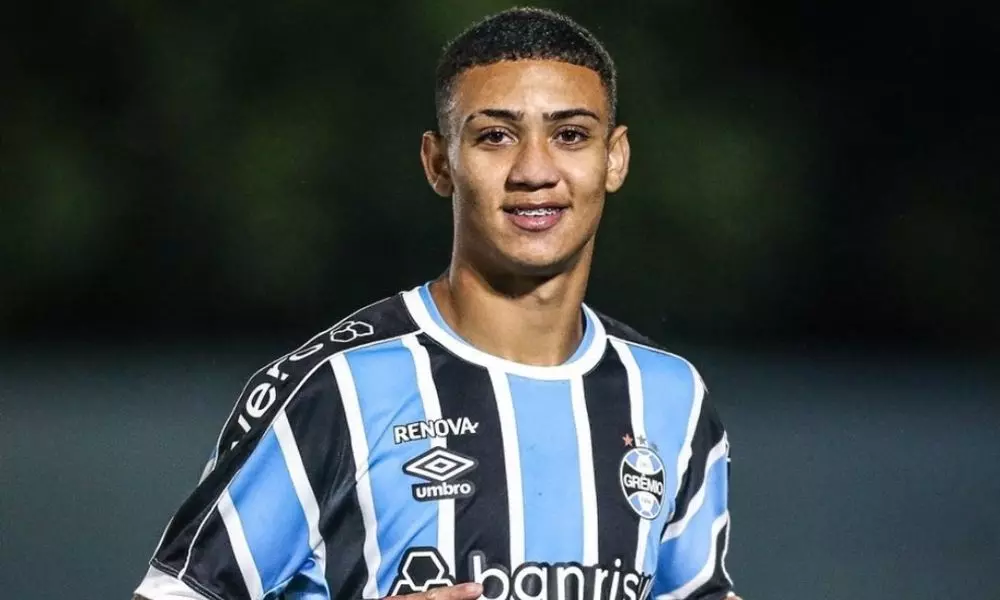 Confronto entre Grêmio e Bahia, válido pela semifinal da Copa do Brasil Sub-20 (Reprodução/X/@EscolaGremista)
