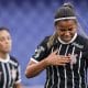 Comemoração de Vic Albuquerque em um dos gols da goleada do Corinthians sobre o Libertad pela Libertadores Feminina (Divulgação/CONMEBOL)
