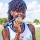 Jovem Maria Clara Pereira, destaque na abertura do Brasileiro Sub-16 de atletismo (Divulgação/CBAt)