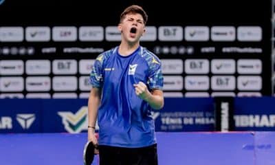 Jovem Lucas Romanski, destaque do Brasil no WTT Youth Contender de Mosquera, na Colômbia (Divulgação/WTT)