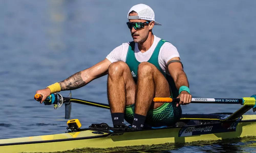 Brasileiro Lucas Verthein em ação no Pan de Santiago (William Lucas/COB)