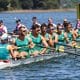 Equipe do Brasil no Oito Sem em ação no Pan de Santiago (William Lucas/COB)