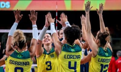 Brasil venceu a Argentina na segunda rodada do Pan de Santiago (Reprodução/X/@volei)