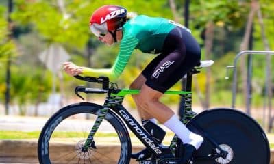 Brasileira Ana Paula Polegatch, 10ª colocada no Pan de Santiago (Foto: Federación Panameña de Ciclismo)