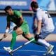 Confronto entre Brasil e Canadá, válido pelo hóquei sobre nos Jogos Pan-Americanos de Santiago-2023 (Alexandre Loureiro/COB)