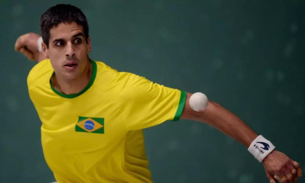 Brasileiro Filipe Otheguy em ação nos Jogos Pan-Americanos (Alexandre Loureiro/COB)