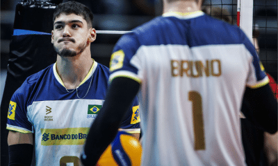 Honorato frustado em jogo do Brasil e Alemanha pelo Pré-Olímpico de vôlei masculino