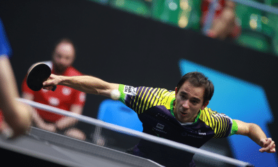 Hugo Calderano no WTT Contender de Muscat