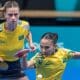Irmãs Bruna e Giulia Takahashi no torneio de duplas femininas dos Jogos Pan-Americanos de Santiago-2023