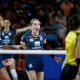 Kisy no jogo Minas x Mackenzie no Campeonato Mineiro de vôlei feminino