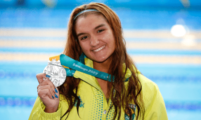 Maria Fernanda Costa com medalha de prata nos Jogos Pan-Americanos de Santiago 2023