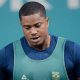 Mateus Gregório com semblante triste na final do levantamento de pesos nos Jogos Pan-Americanos de Santiago-2023