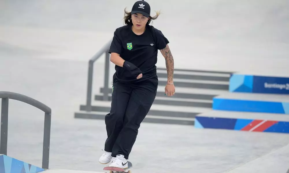 Pamela Rosa em ação Jogos Pan-Americanos de Santiago-2023