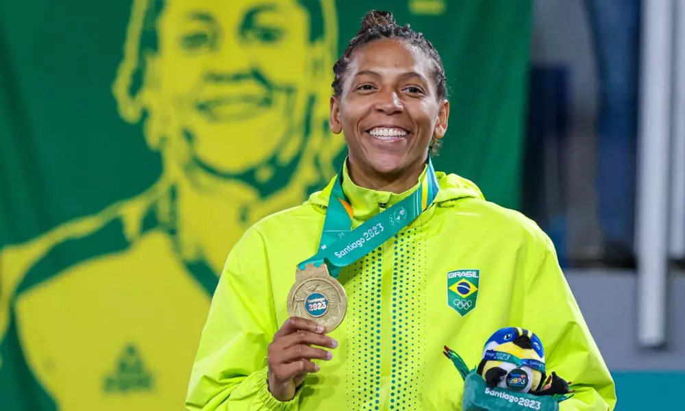 Rafaela Silva medalha de ouro no judô dos Jogos Pan-Americanos de Santiago-2023