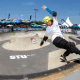 Raicca Ventura em ação no STU National de Criciúma; ela foi um dos destaques do Mundial de skate park, assim como Isadora Pacheco e Dora Varella