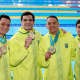 Revezamento 4x100m livre masculino do Brasil segura medalha nos Jogos Pan-Americanos de Santiago-2023
