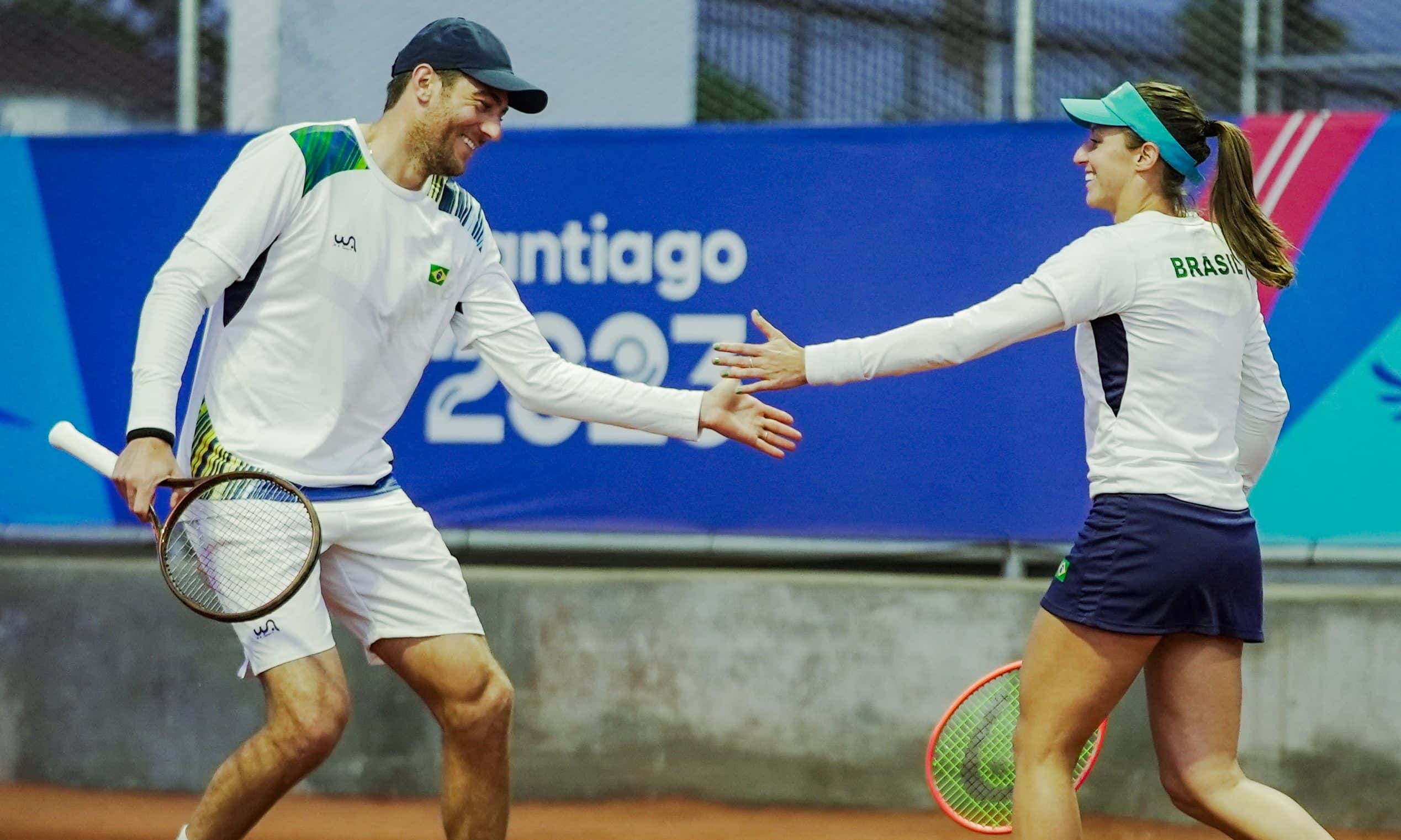 Marcelo Demoliner e Luisa Stefani nos Jogos Pan-Americanos Santiago-2023