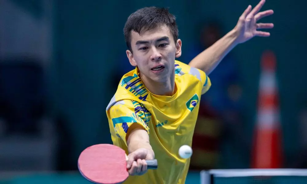 Vitor Ishiy é eliminado por nicolás burgos nas oitavas de final dos Jogos Pan-Americanos de Santiago-2023, paris-2024, tÊnis de mesa