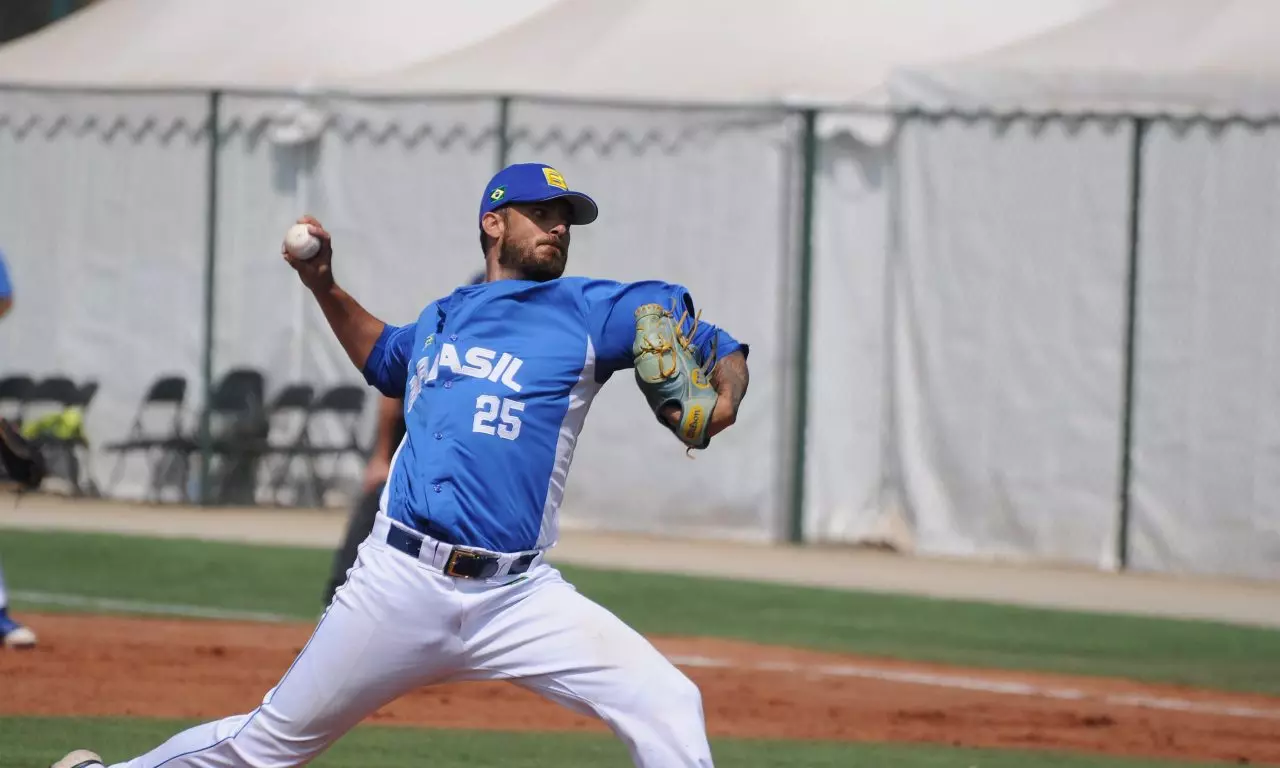 André Rienzo beisebol jogos pan-americanos de santiago 2023 brasil cuba classificação seleção
