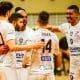 JF Vôlei comemora vitória sob Monte Carmelo pelo Campeonato Mineiro de vôlei masculino (Foto: Instagram/@jfvolei)