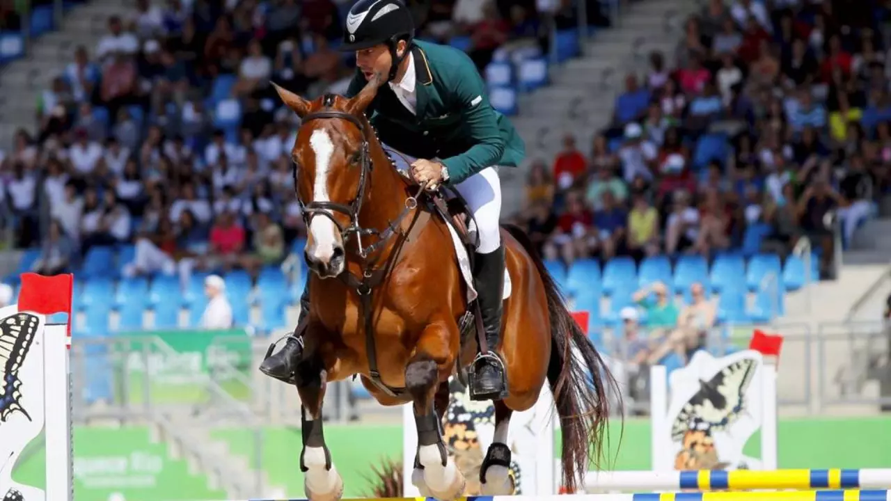 Márcio Carvalho Jorge segue como destaque entre os brasileiros no hipismo CCE do Pan-Americano de Santiago (Foto: Marcelo Carnaval)