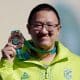 Felipe Wu atira nos Jogos Pan-Americanos Santiago-2023 medalha de bronze