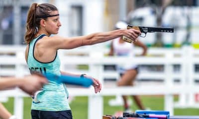 Isabela Abreu vaga olímpica santiago 2023 pentatlo moderno laser run tiro esportivo