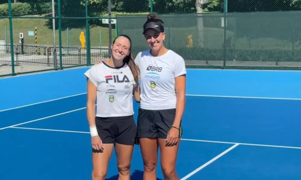 Luisa Stefani e Ingrid Martins no WTA 1000 de Beijing