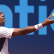 Thiago Monteiro saca em jogo dos Jogos Pan-Americanos Santiago-2023