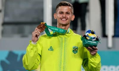 Paulo Melo bronze no taekwondo Santiago 2023