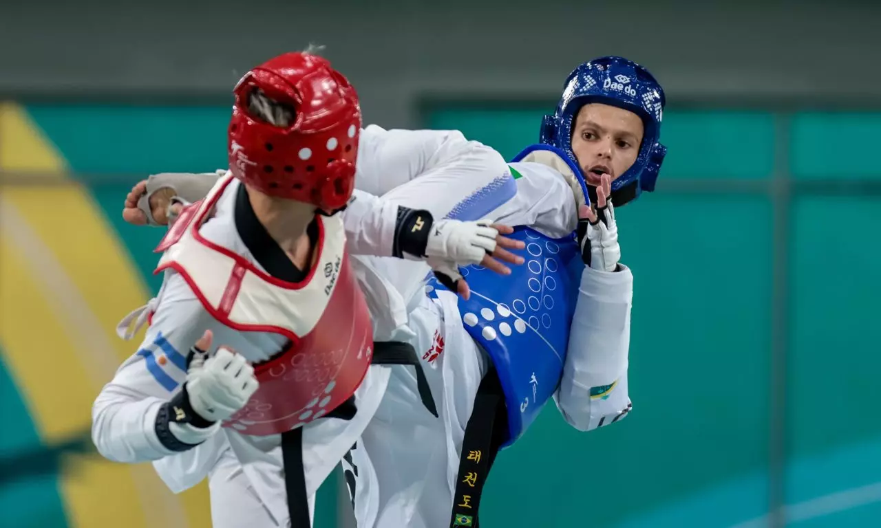 Paulo Melo taekwondo santiago 2023 medalha de bronze jogos pan-americanos