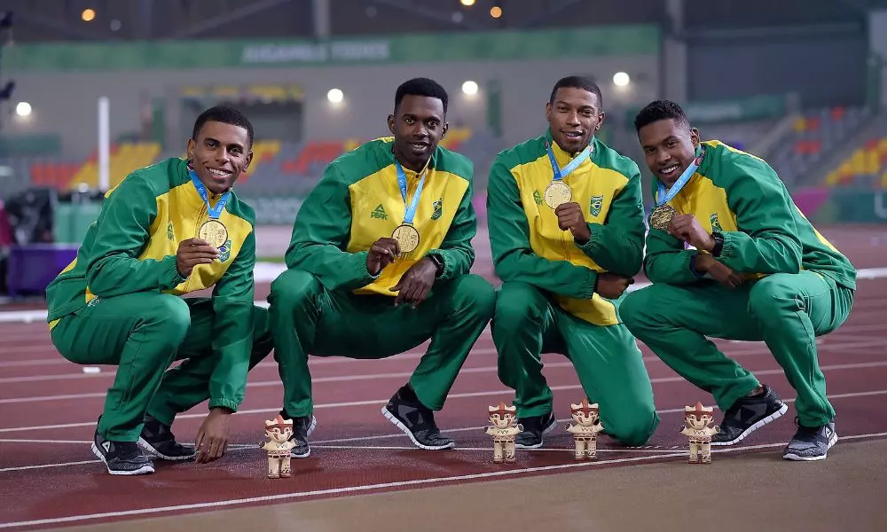 revezamento 4 x 100 m masculino medalha de ouro nos Jogos Pan-Americanos de Lima-2019