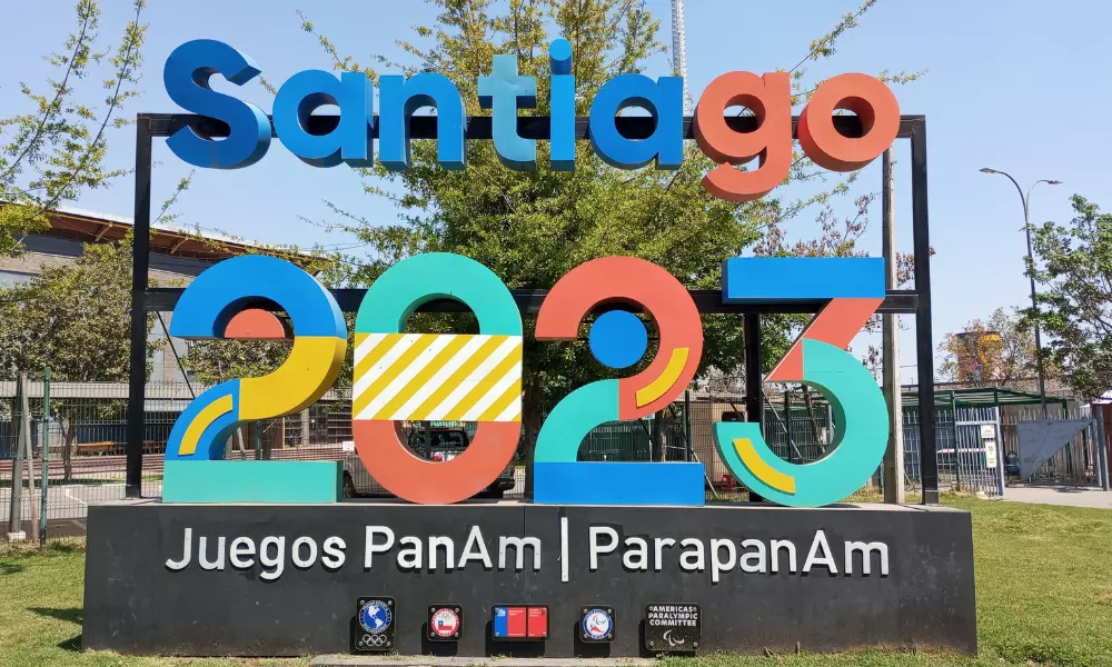 Santiago 2023 - Entrada do Parque do Estádio Nacional