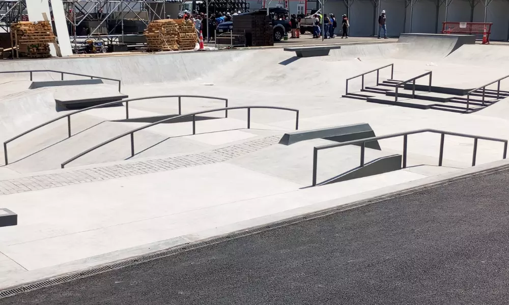 Corrimões do skate street