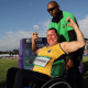 Beth Gomes comemora medalha de ouro no arremesso de peso do Parapan de Santiago-2023