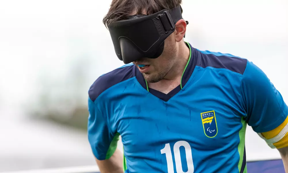 Brasil e Argentina no futebol de cegos dos Jogos Parapan-Amerianos de Santiago