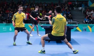 Brasil é campeão do torneio masculino por equipes do tênis de mesa nos Jogos Pan-Americanos de Santiago-2023