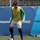 Cássio domina bola para o Brasil na disputa do futebol de cegos nos Jogos Parapan-Americanos de Santiago-2023