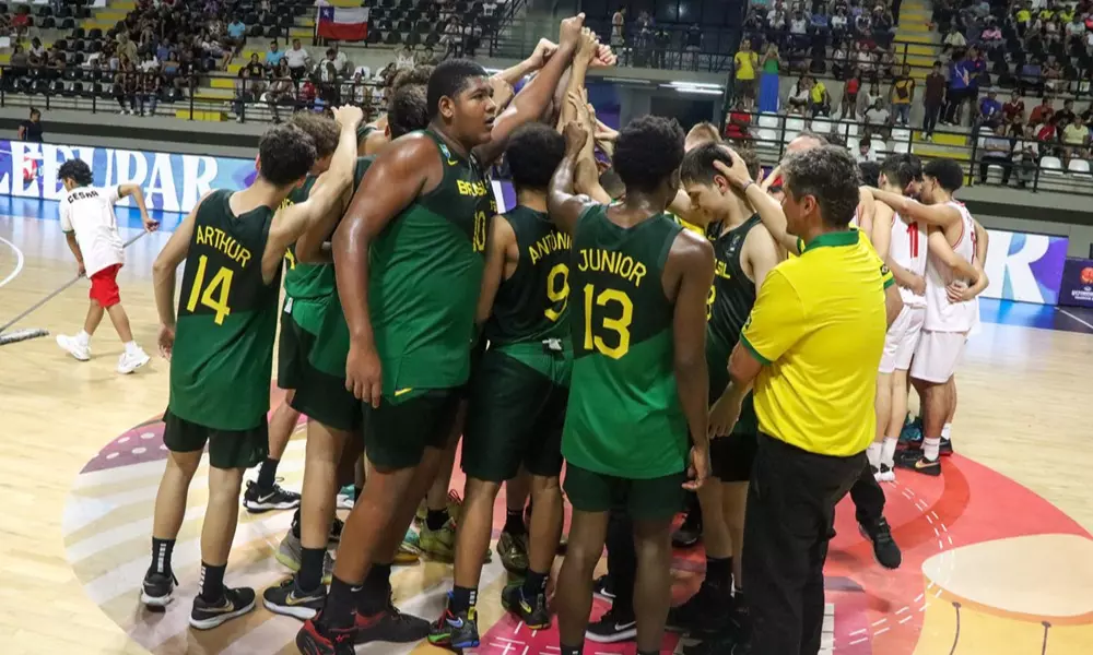 Brasil bronze no Sul-Americano sub-17 de basquete masculino